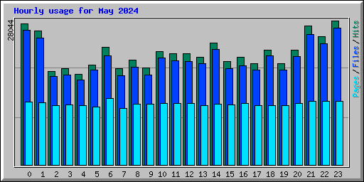 Hourly usage for May 2024